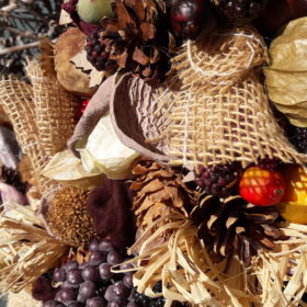 Türkranz in Brombeer und Senf