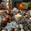 Adventskranz Taupe