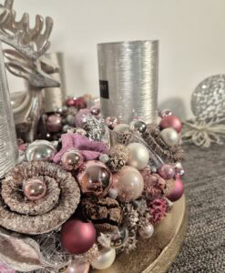 Altrosa silber und weiss